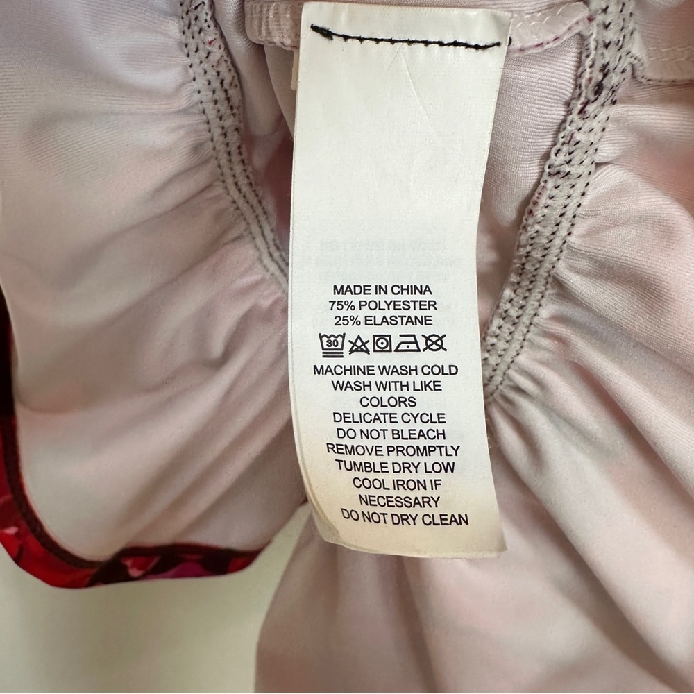 Kate Spade Electric Rose Pullover Top Peplum Athleisure Women’s Sz Small - Picture 5 of 5
